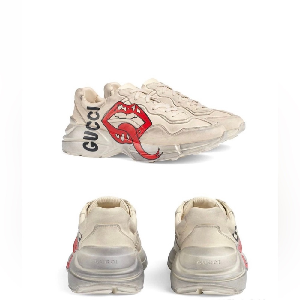 Gucci Rhyton sneaker with mouth print sneakers